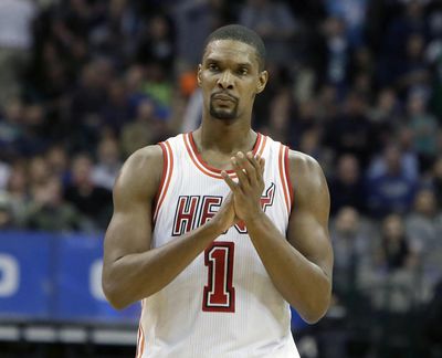 Miami Heat forward Chris Bosh was averaging 19.1 ppg last season when he was sidelined by blood clots. (LM Otero / Associated Press)