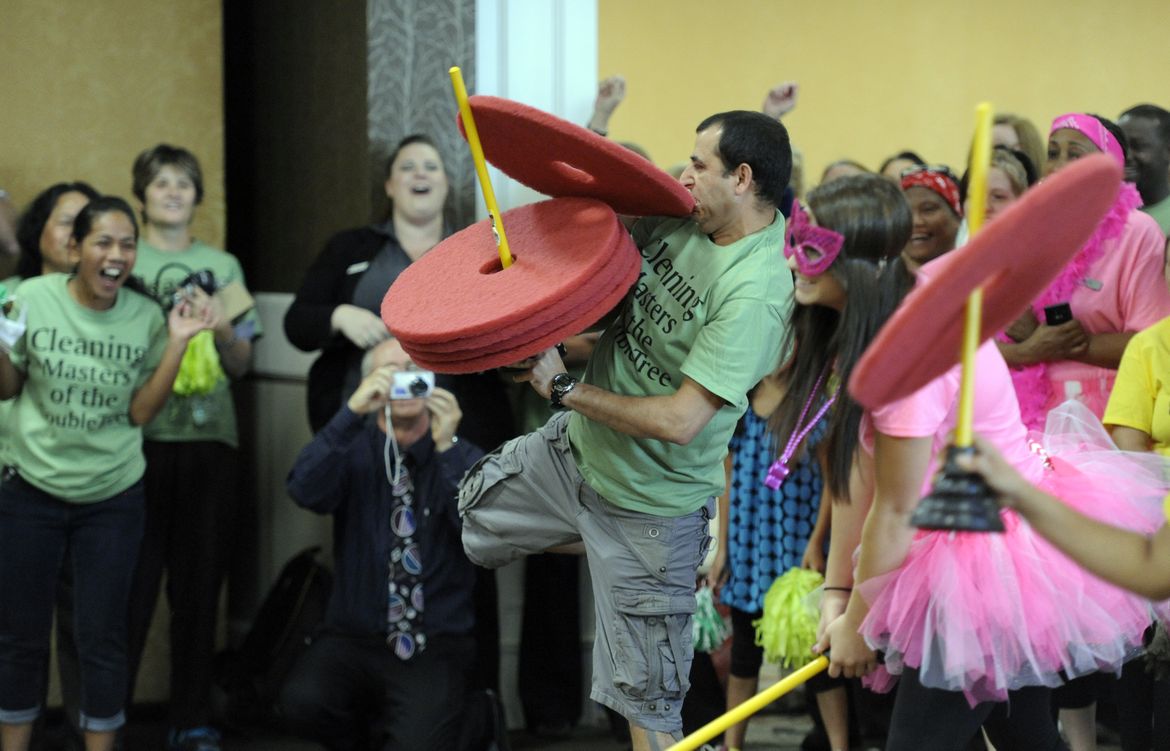 Spokane Housekeeping Olympics A picture story at The SpokesmanReview