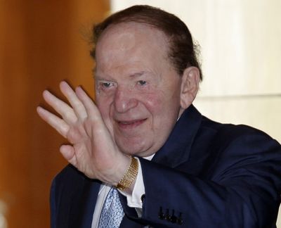 Casino mogul Sheldon Adelson and his wife gave $10 million in January to a pro-Gingrich group. (Associated Press)