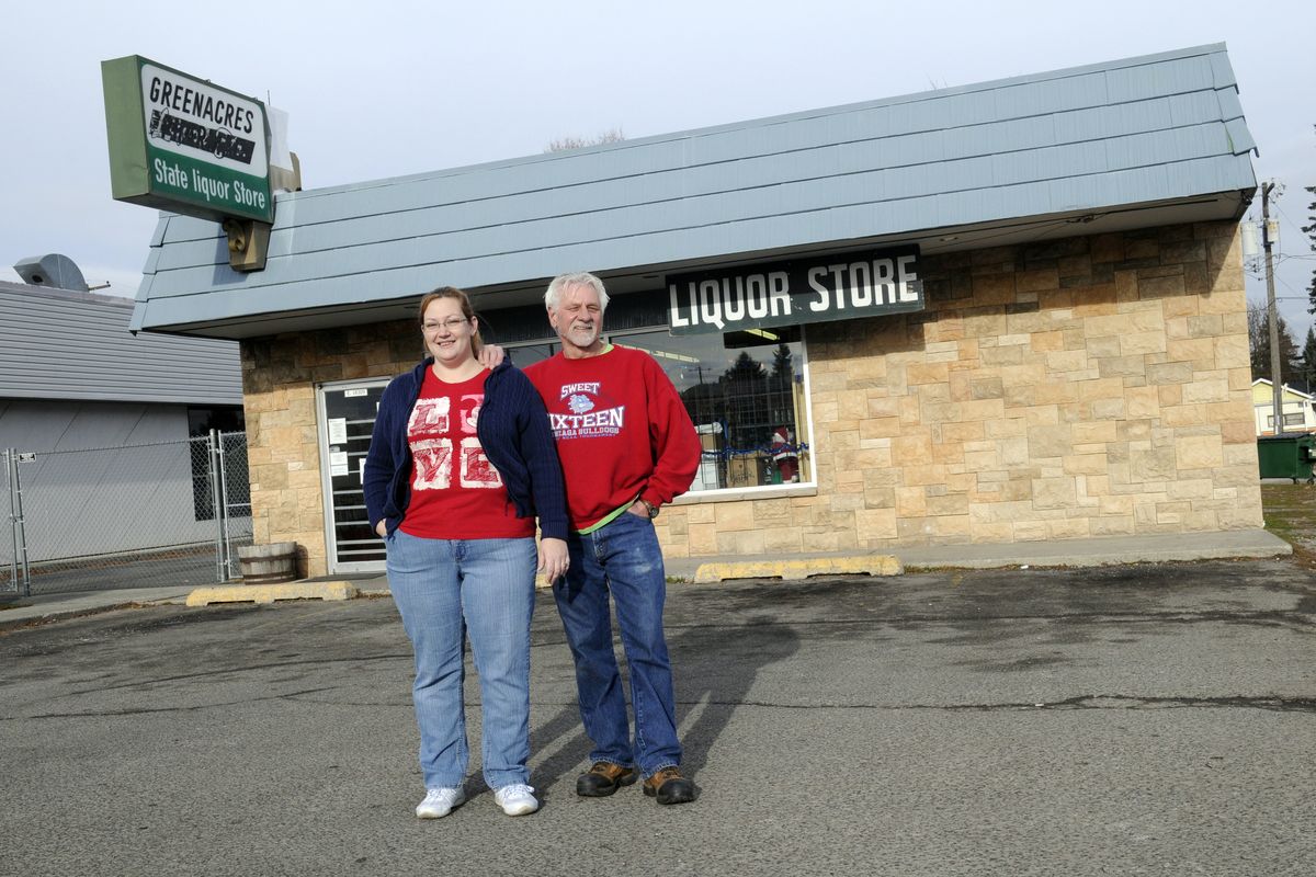 Greenacres Liquor Store manager Natalie Murphy and owner Keith Peterson are confident that their location and loyal customers will enable them to successfully compete against big-box stores when state-run stores close and liquor sales are privatized. (J. Bart Rayniak)