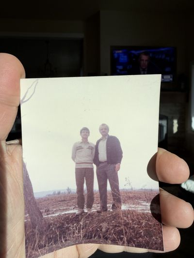 Manoochehre “Mike” Gahvarehchee, of Spokane, stands next to his father, Mahmoud Gahvarehchee, just before Mike fled Iran in November 1983. The elder Gahvarehchee died in Iran in 2014. Mike still has family living in the country.  (Courtesy of Mike Gahvarehchee)