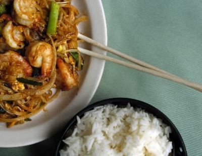 Pahd Thai, a dish of rice noodles, shrimp, bean sprouts and served with mountain style Pahd Thai sauce. (SR file photo)
