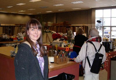 
Kim Buffin is the manager for the Habitat for Humanity of North Idaho thrift store on U.S. 95 in Hayden. 
 (Jerry Hitchcock photos/Handle Extra / The Spokesman-Review)
