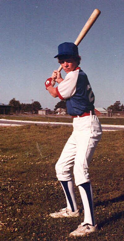 
Then: Mike Stocker in Babe Ruth baseball, age 15.Photos courtesy Michael Stocker and family
 (Photos courtesy Michael Stocker and family / The Spokesman-Review)