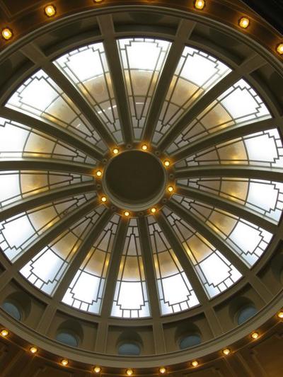 The dome over the Idaho House chamber (Betsy Russell)