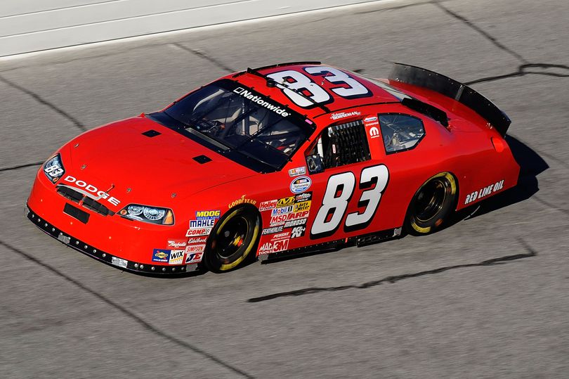 No. 83 Red Line Oil Dodge driven by John Borneman III. (Photo courtesy of Getty Images/NASCAR) (John Harrelson / Getty Images North America)