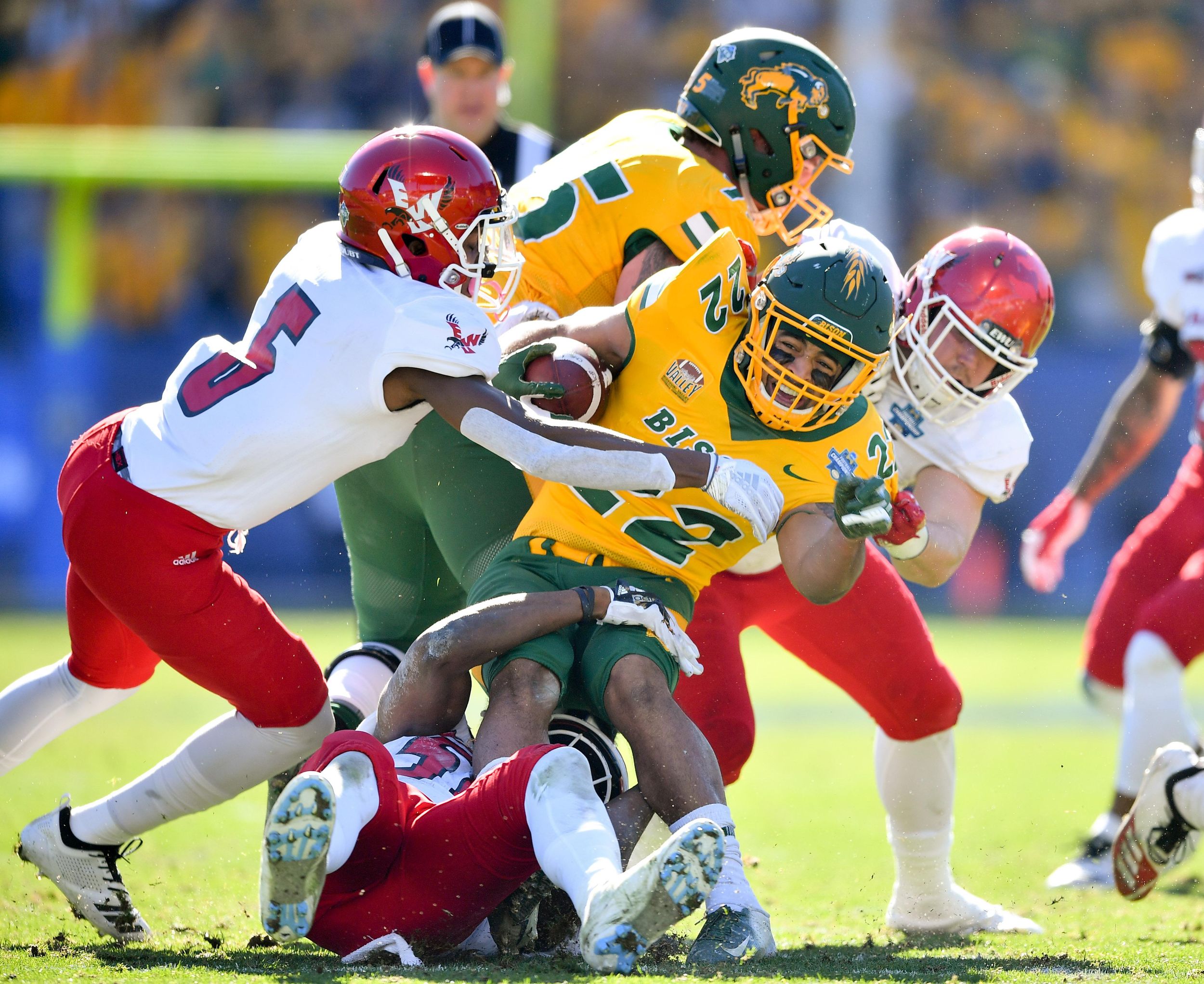 NDSU Bison Football Fans - Easton Stick on NOW. NFL Network and sportsurge.net