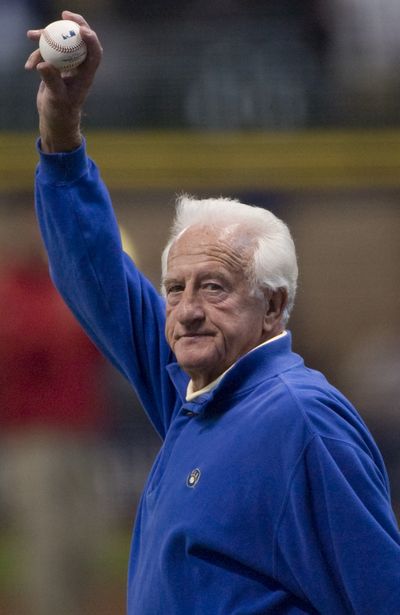 Bob Uecker has been the voice of Brewers for 40 years.  (Associated Press)