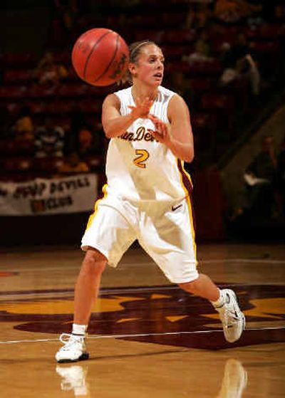 
People are raving about Arizona State guard Reagan Pariseau's poise and ability down in Tempe.
 (Associated Press / The Spokesman-Review)