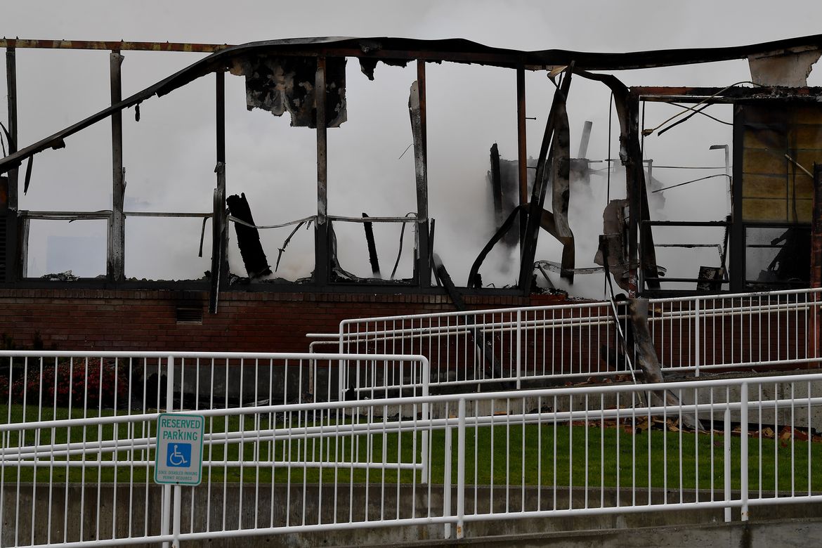 Almira Elementary School destroyed by fire Oct. 13, 2021 The