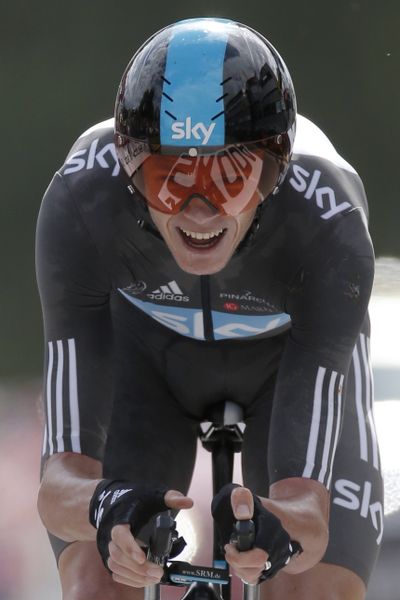 Chris Froome of Britain, runner-up in 2012, is among the overall contenders to win this year’s Tour de France. (Associated Press)