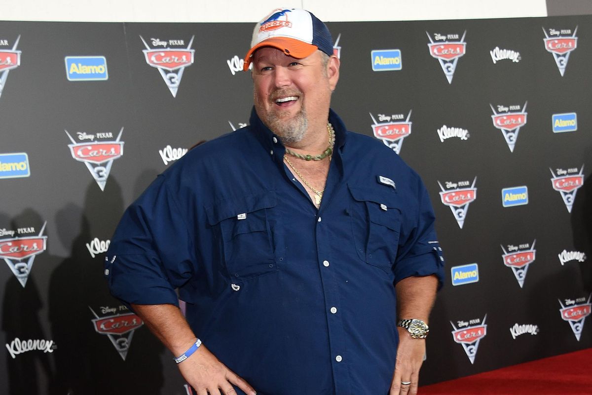 Larry the Cable Guy is photographed on June 10 at the “Cars 3” world premiere in Los Angeles. (Silverhub/Rex Shutterstock / TNS)