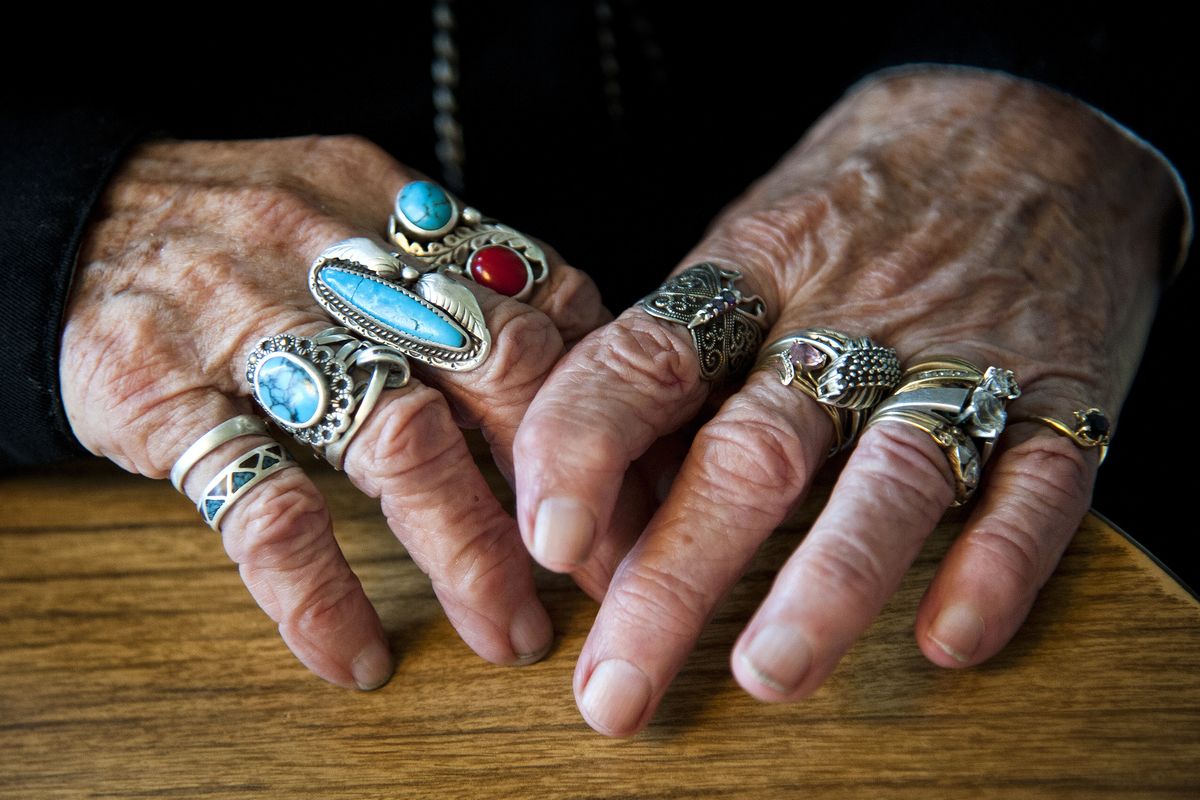 May Vidmar, 91, reflects on her life after a birthday celebration.