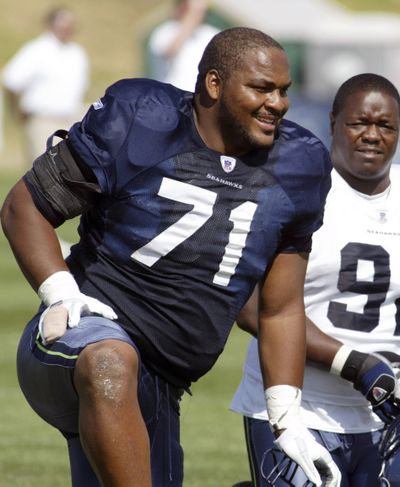 Seahawks nine-time Pro Bowl left tackle Walter Jones has decided to retire.  (File Associated Press)