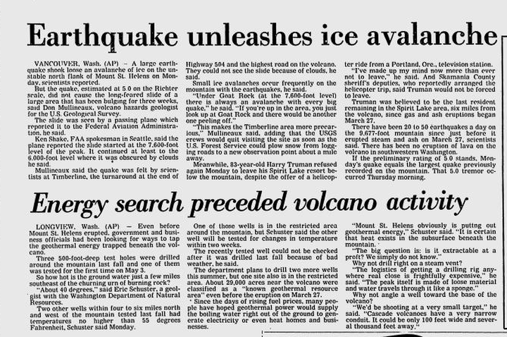 40 years ago in Washington: Mount St. Helens eruption goes from an ‘if ...