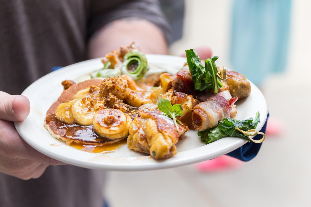 One of the highlights of the four-day Crave fest is Sunday brunch. Pictured here is a plate from brunch at last year’s inaugural event. (Crave / Courtesy photo)