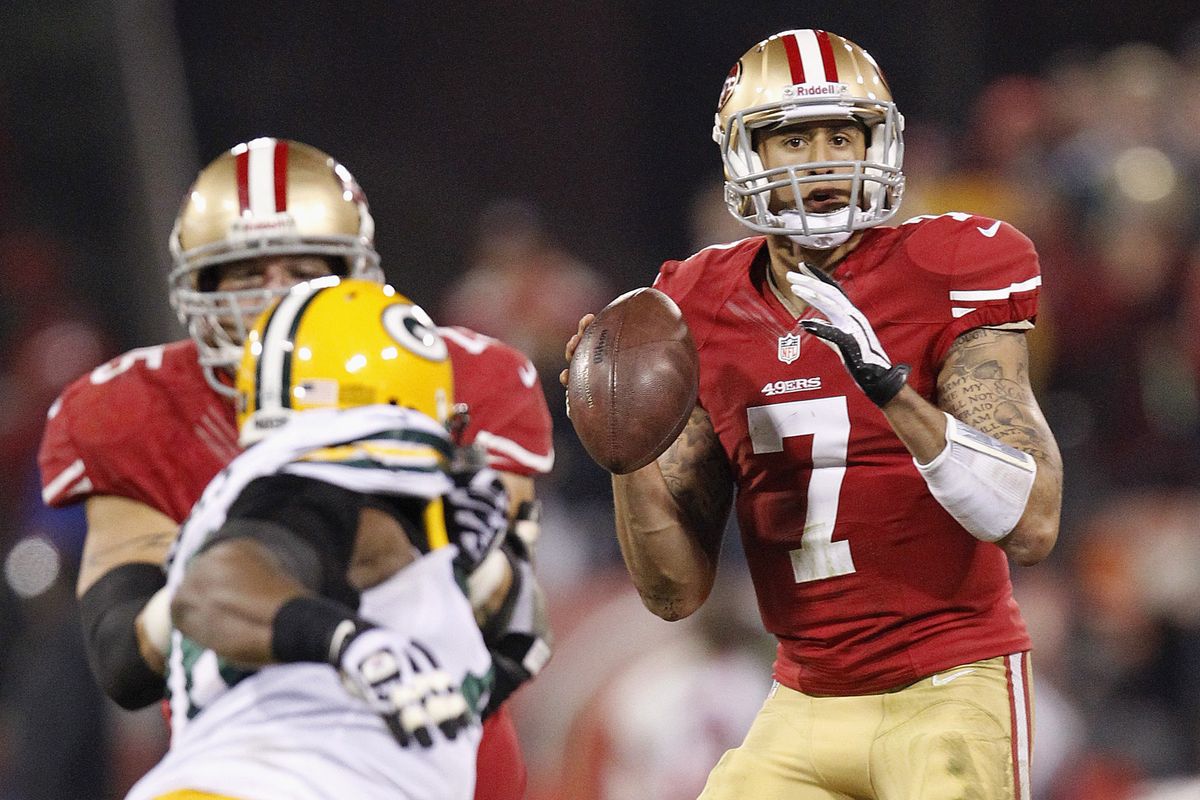 San Francisco 49ers quarterback Colin Kaepernick took over for an injured Alex Smith in Week 11 and ceased control of the starting job. (Associated Press)