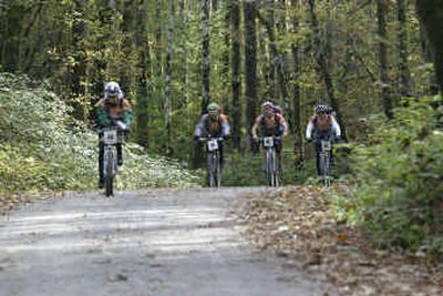 
Contestants pedal one of several mountain biking segments in the Subaru Primal Quest endurance race. 
 (Photo courtesy of Subaru Primal Quest/Sherry Martin / The Spokesman-Review)