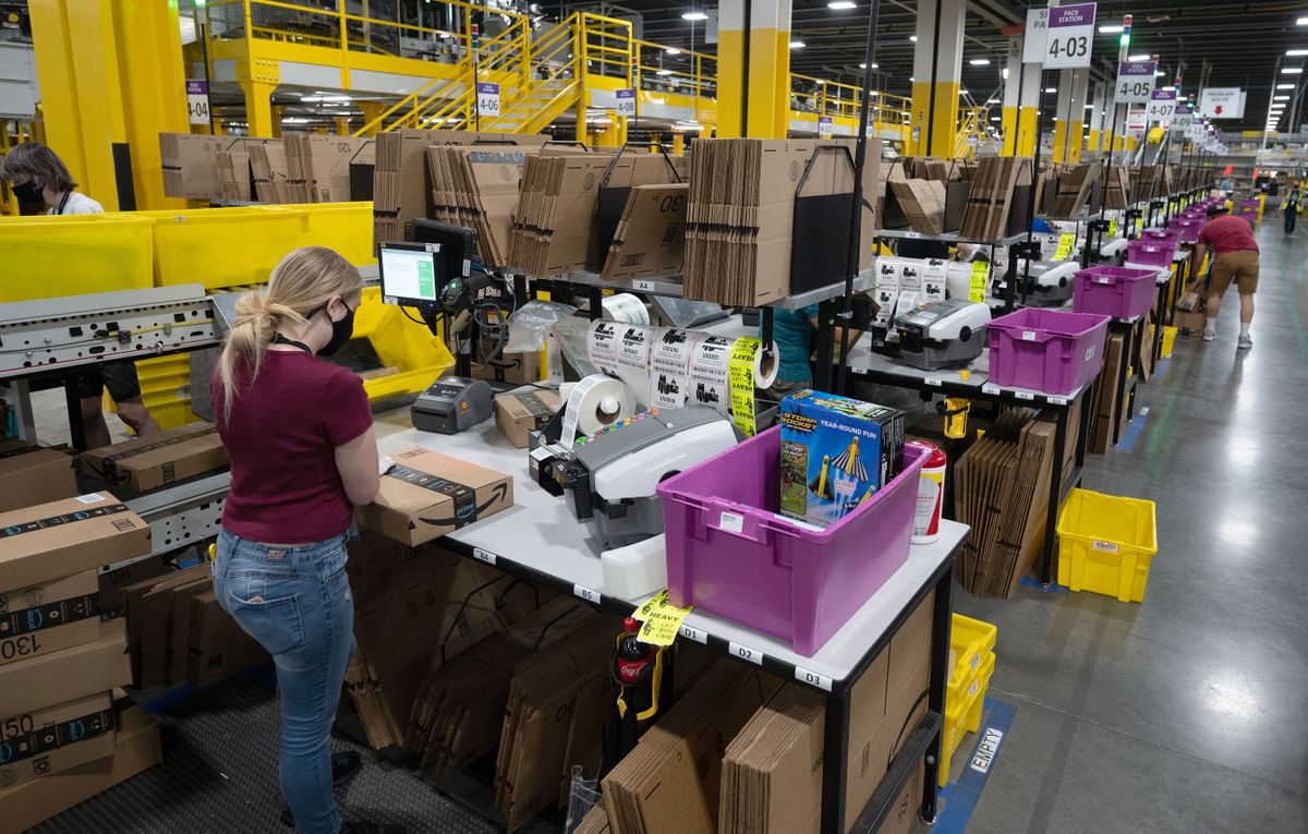 Amazon’s fulfillment center on the West Plains Aug. 5, 2020 The SpokesmanReview