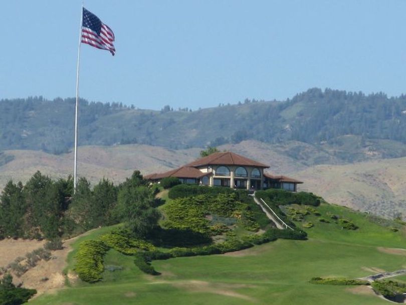 The Idaho House, formerly Idaho's official governor's residence - though no Idaho governor has lived there - and the former home of the late billionare J.R. Simplot. After being returned to the Simplot family, the home was torn down in January of 2016.