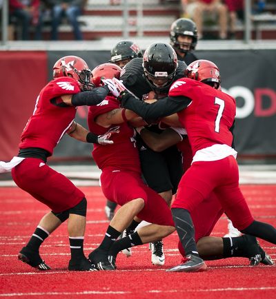Last Saturday, Eastern took on Montana Western of the NAIA. This Saturday the competition will be a little tougher as the Eagles travel to Seattle to take on Washington. (Colin Mulvany)