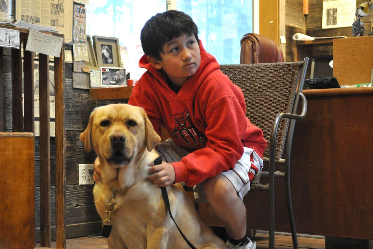 Hayden Kamakaala has renamed his service dog Ace. Courtesy of Ron Pace (Courtesy of Ron Pace)