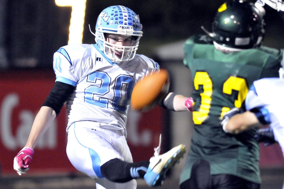 Back on Oct. 18, Central Valley kicker Austin Rehkow became an overnight sensation when he tied the score in the game against Shadle with a 67-yard field goal, sending it to overtime where CV won 62-55. Rehkow will play football for the University of Idaho in the fall. (File)