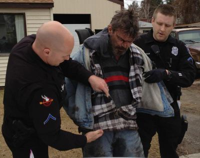 Spokane police arrest Albert V. Bergen, 46, on charges of burglary, resisting arrest and assaulting police. (Spokane Police Department)