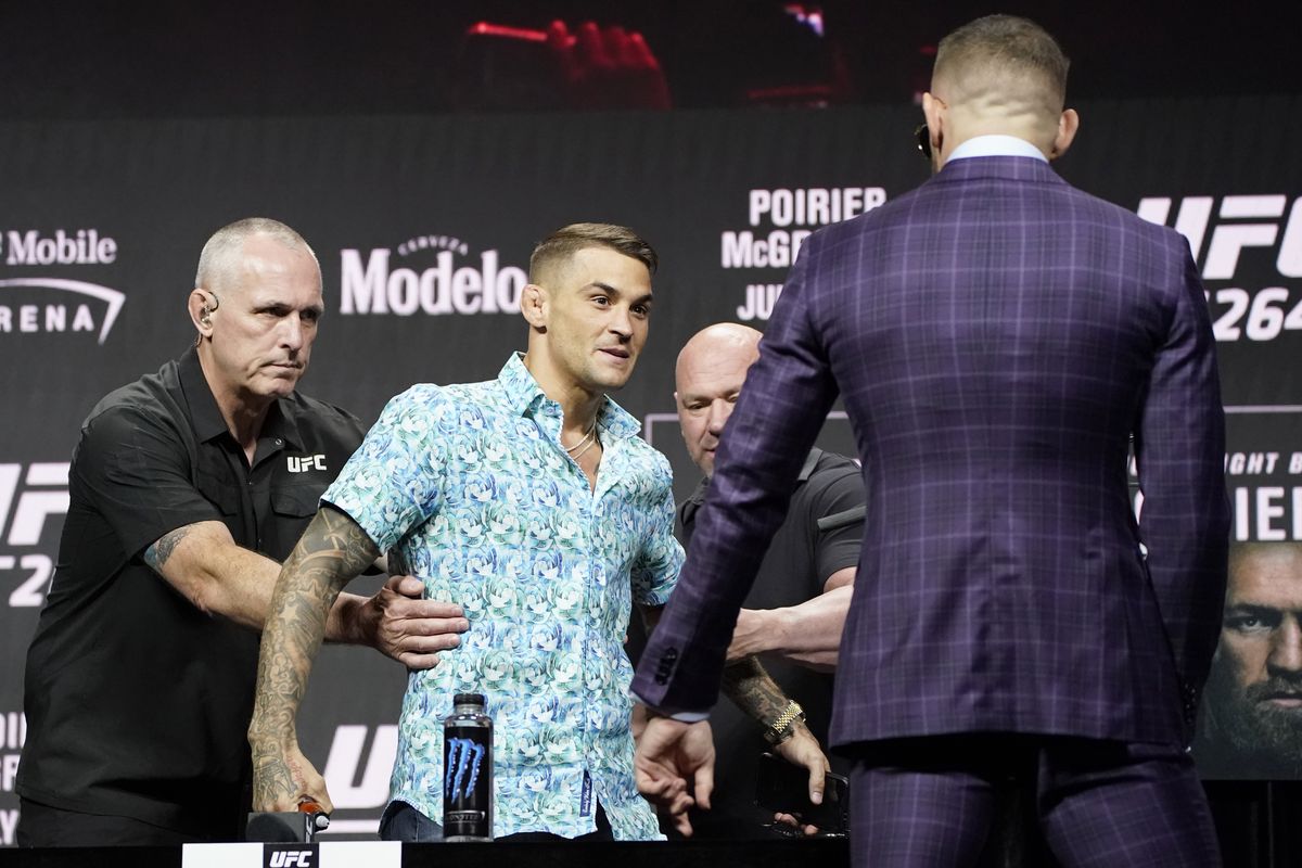 McGregor seeks revenge in 3rd fight with Poirier at UFC 264