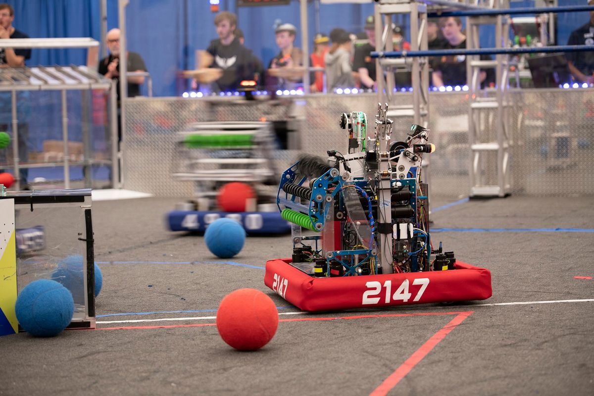 The FIRST Washington Robotics team from St. George