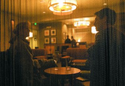 
Lisa Marsh and Bryan Friel, both of Liberty Lake, take a moment to enjoy the atmosphere at the MAX at Mirabeau Park Hotel. 