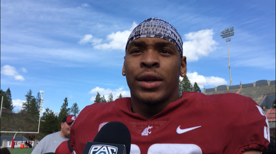Video Washington State Defensive End Nnamdi Oguayo Post Crimson And 