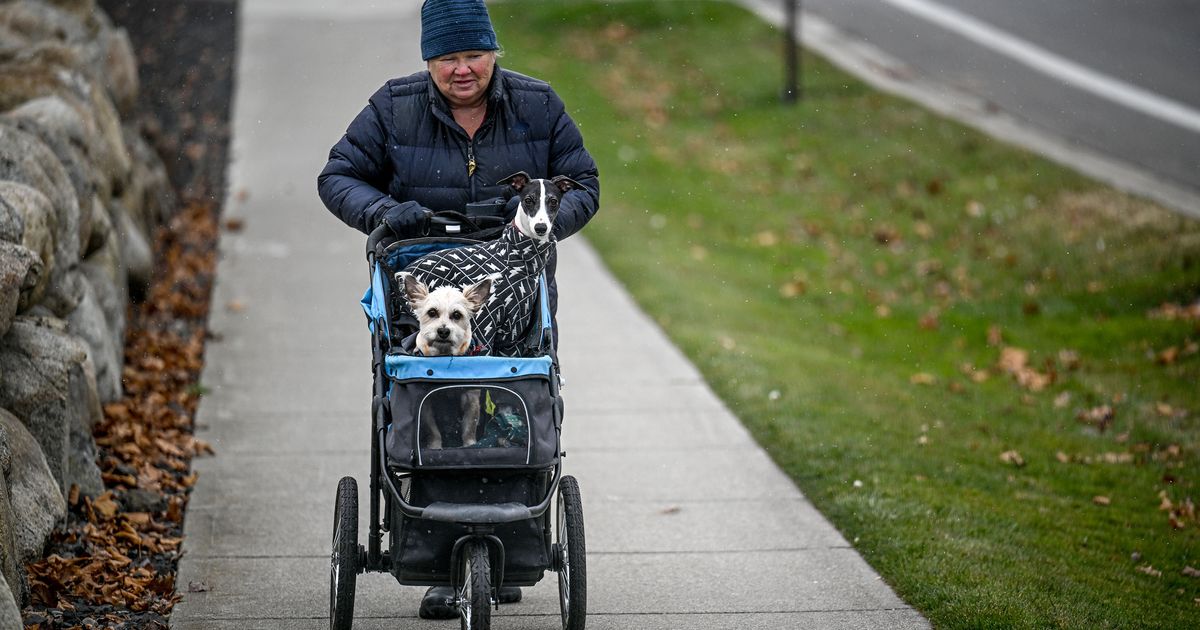 Spokane ushers December in with dusting of snow
