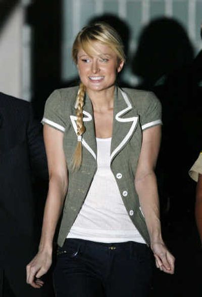 
Paris Hilton leaves jail Tuesday in Lynwood, Calif. Not shown are her tight jeans and white stiletto heels.Associated Press
 (Associated Press / The Spokesman-Review)