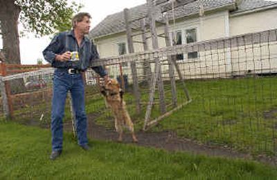 Roger Calhoon, who lives off his Social Security disability payments, was able to buy his North Side house through the HomeChoice program.
(Colin Mulvany / The Spokesman-Review)