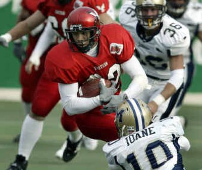 
Eastern wide receiver Eric Kimble is expected to start for an Eagles team that is picked to finished second in the Big Sky.
 (Associated Press / The Spokesman-Review)