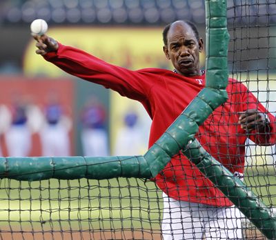 Ron Washington’s Rangers would love to throw a wrench in Giants’ party plans. (Associated Press)