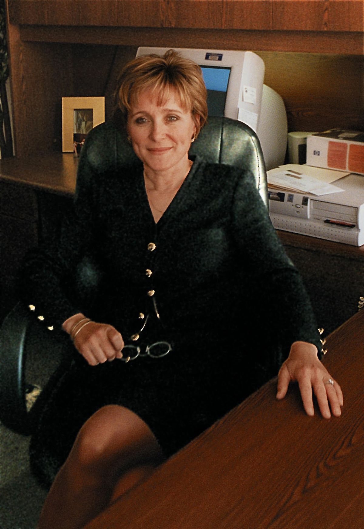 Melodee Hanes poses for a photo  in March 2002. Baucus recommended  Hanes, his girlfriend since 2008, for appointment as U.S. attorney in March.