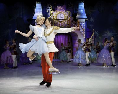 “Cinderella” plays a key role in “Disney on Ice: Dare to Dream.”