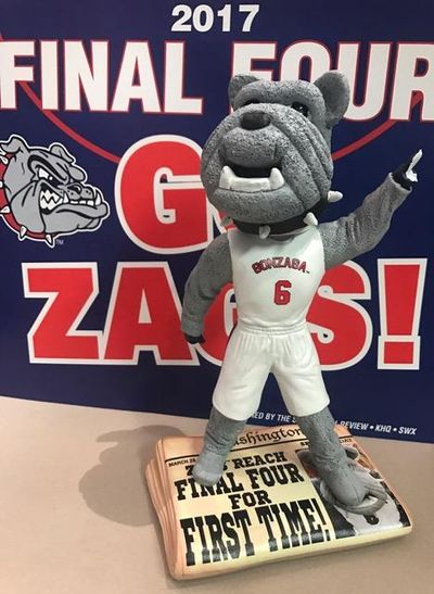 A Milwaukee company will release limited edition bobbleheads of Gonzaga’s mascot, Spike, to commemorate the Zags’ Final Four appearance last season. (The Spokesman-Review)