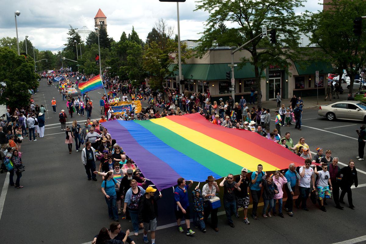 Crowds get colorful at 26th annual Pride Parade The SpokesmanReview