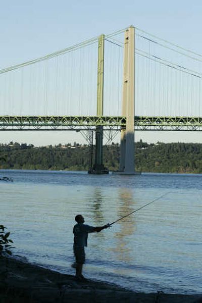 
The huge amounts of water churning through the Tacoma Narrows  are being studied as a possible source of electric power. Associated Press
 (Associated Press / The Spokesman-Review)