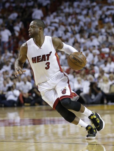 Dwyane Wade leaves the Miami Heat after 13 seasons. (Alan Diaz / Associated Press)