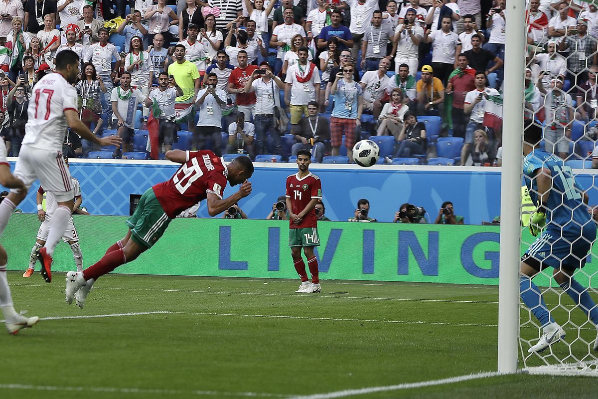 Hakim Ziyech of Morocco poses during the official FIFA World Cup 2018