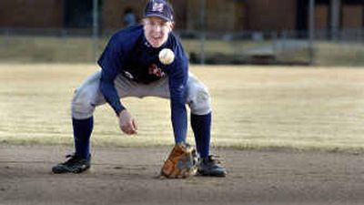 
When Cameron Joslyn isn't on the mound, he's playing shortstop for the Mt. Spokane Wildcats. He had the league's best earned run average last season at 0.57.
 (Christopher Anderson/ / The Spokesman-Review)