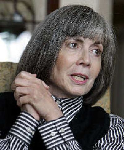 
Author Anne Rice speaks during an interview at her home in San Diego. The literary queen of New Orleans has abandoned the Big Easy in favor of the sunny shores of Southern California. 
 (Associated Press / The Spokesman-Review)