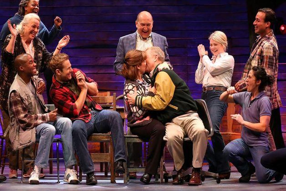 Members of the cast of “Come From Away” at Ford’s Theatre in Washington, D.C. (Carol Rosegg)