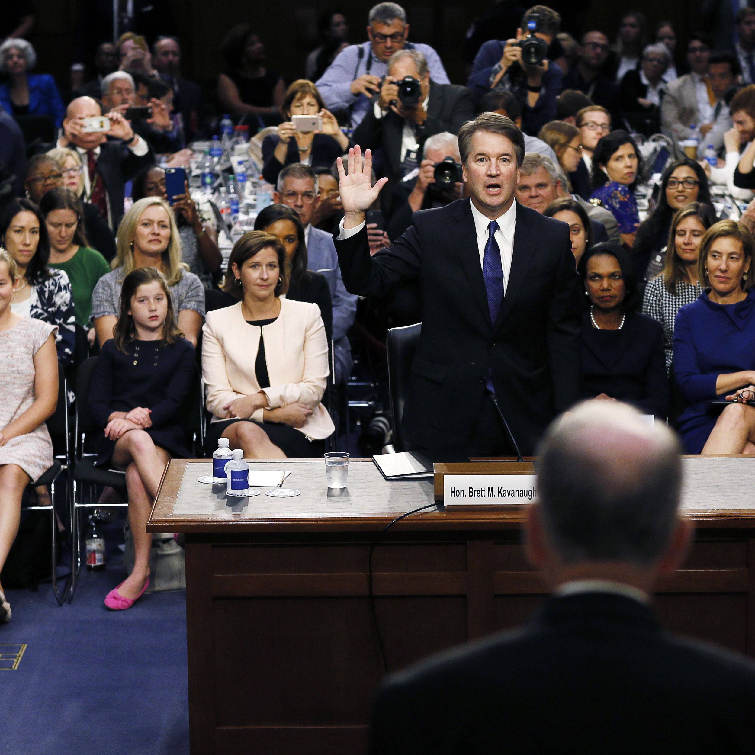 That Was No White Power Hand Signal At The Kavanaugh Hearing Zina Bash S Husband Says The Spokesman Review