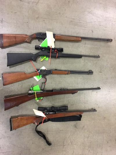 Spokane considers banning its police department from auctioning guns it has seized. (COURTESY SPOKANE POLICE DEPARTME / COURTESY SPOKANE POLICE DEPARTMENT)