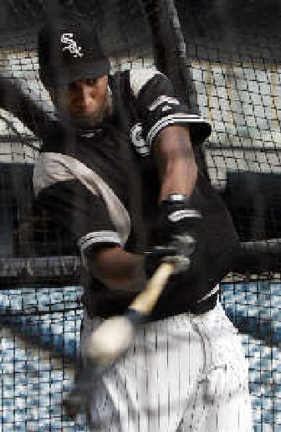 
Jermaine Dye and the White Sox will try to hit it big in the playoffs. 
 (Associated Press / The Spokesman-Review)